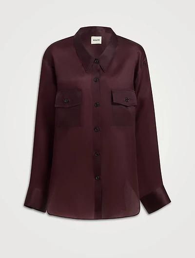 Matteo Silk Organza Shirt
