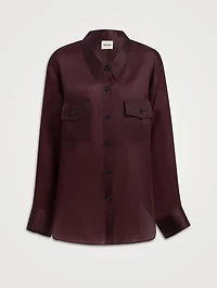 Matteo Silk Organza Shirt