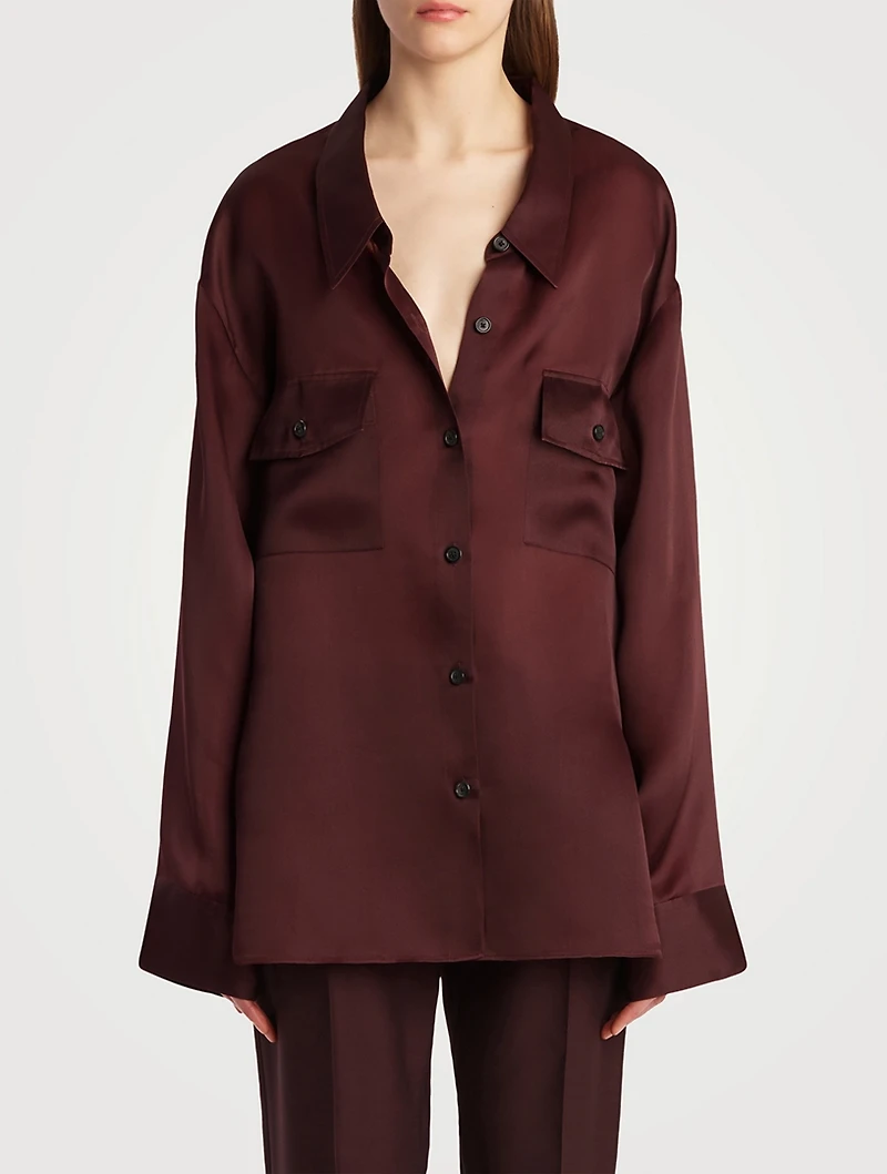 Matteo Silk Organza Shirt