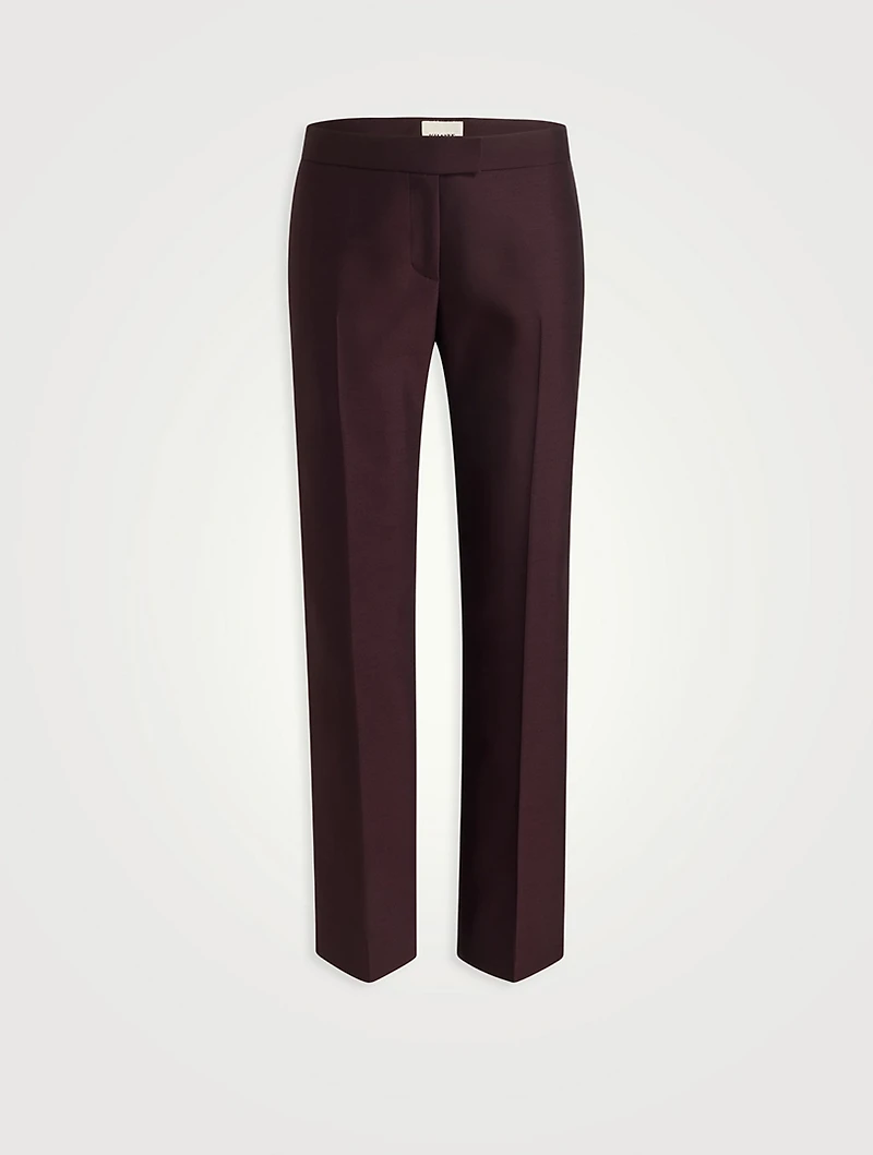 Callen Wool Silk Trousers