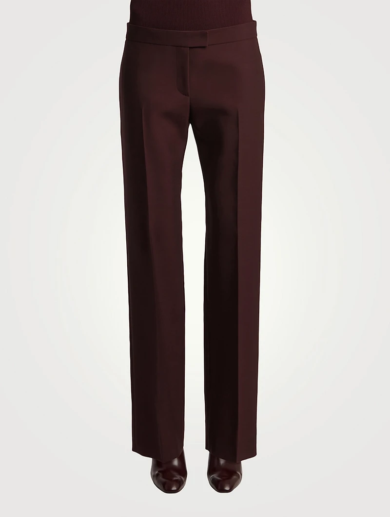 Callen Wool Silk Trousers