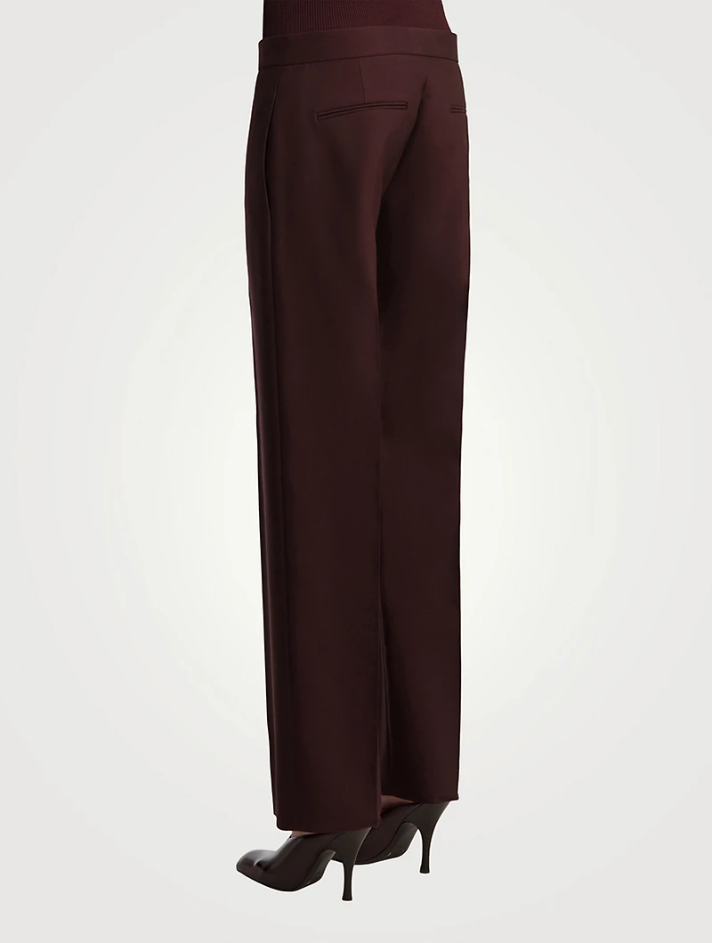Callen Wool Silk Trousers