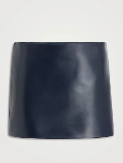 Jett Leather Mini Skirt