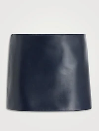 Jett Leather Mini Skirt