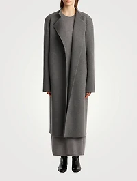 Deena Belted Double-Face Wool Coat