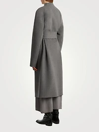 Deena Belted Double-Face Wool Coat