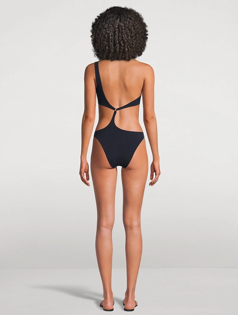 La Sirene Asymmetric One-Piece Swimsuit
