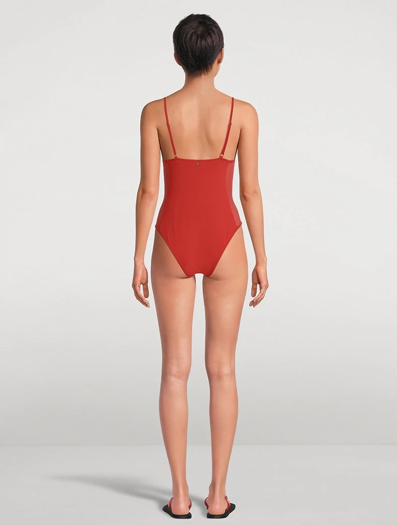 Peep Show One-Piece Swimsuit
