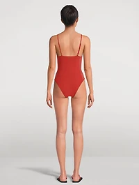 Peep Show One-Piece Swimsuit