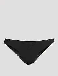 Lace Inset Bikini Bottom