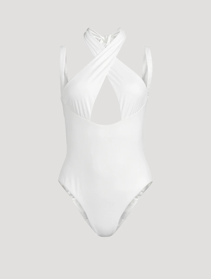 La Sirene One-Piece Halter Swimsuit
