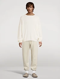 Waffle Crewneck Sweater