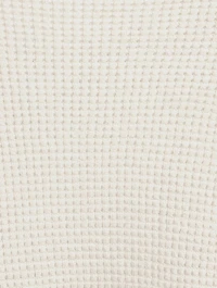 Waffle Crewneck Sweater