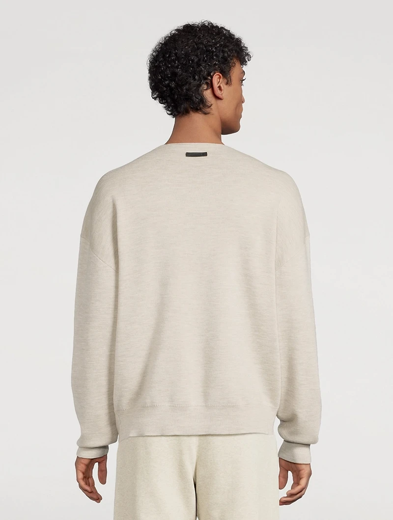 Merino Wool Crewneck Sweater