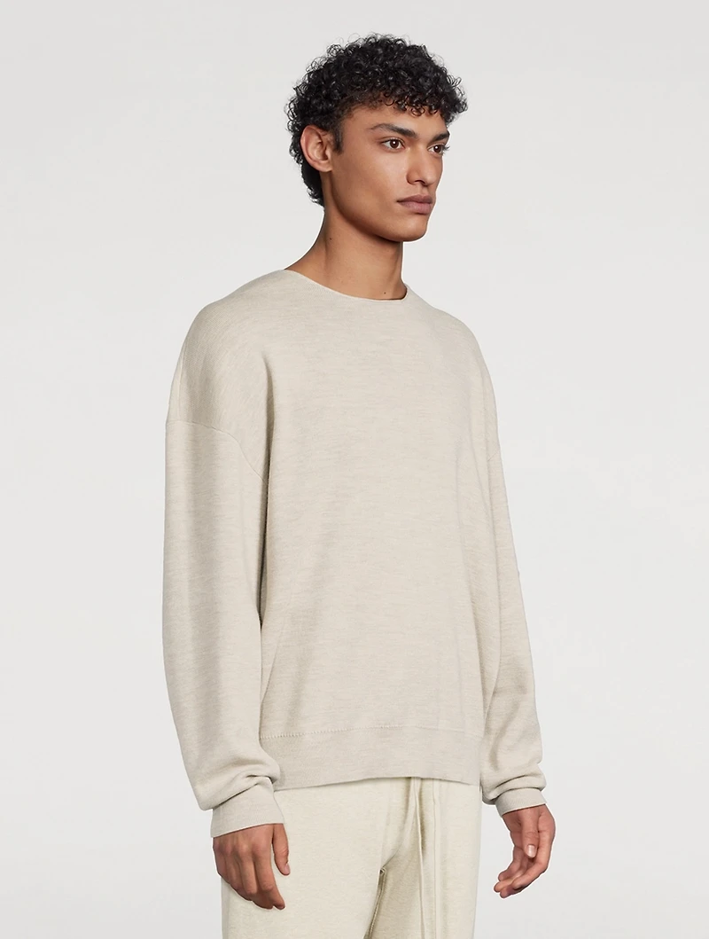 Merino Wool Crewneck Sweater