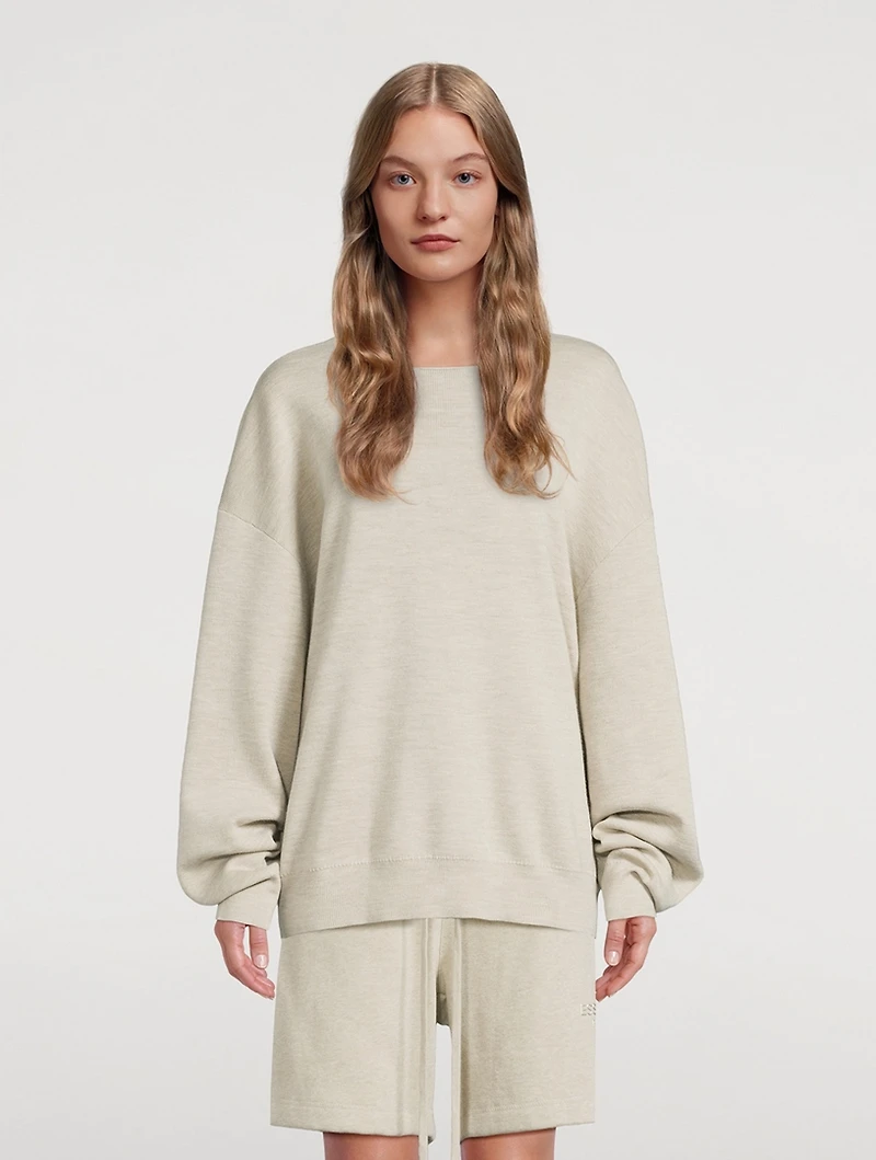 Merino Wool Crewneck Sweater