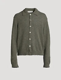 Alpaca and Wool Polo Sweater