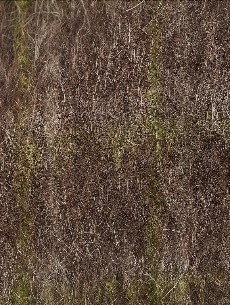 Hairy Wool Jacket Dorf Check Print