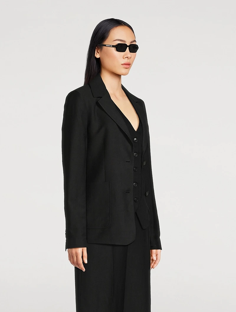 DIORPACIFIC S3I Rectangular Sunglasses