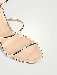 Cleo Mirror Leather Sandals