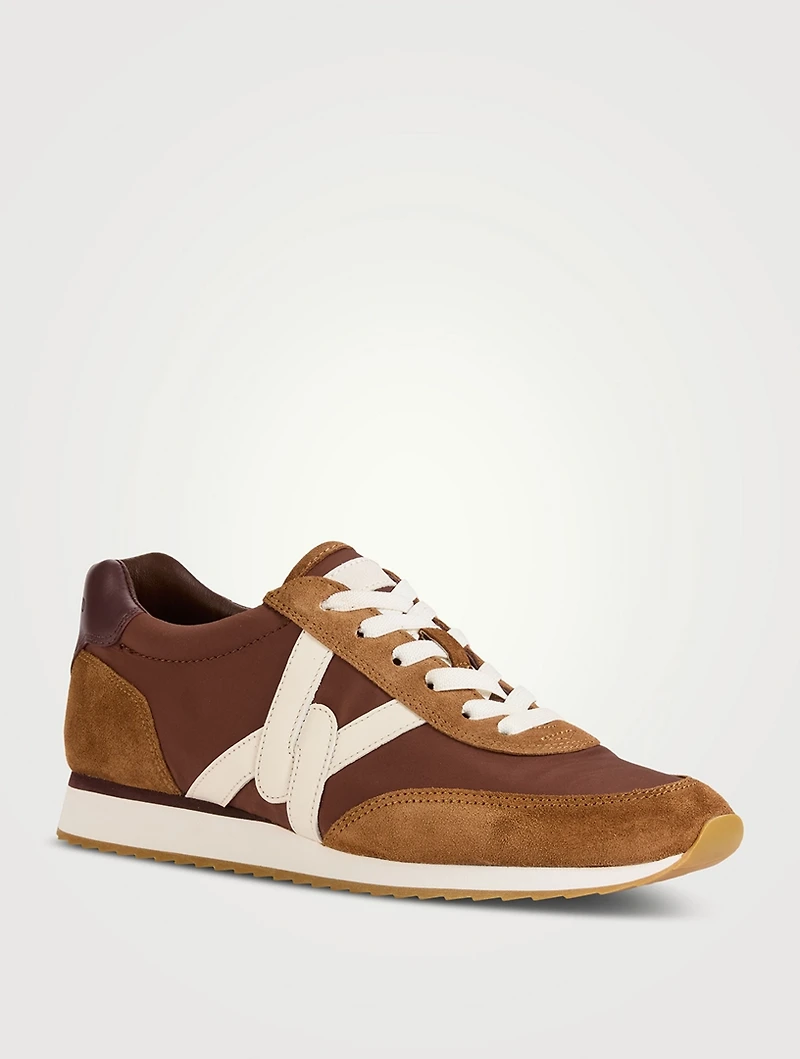 Penrose Suede And Nylon Sneakers