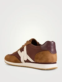 Penrose Suede And Nylon Sneakers
