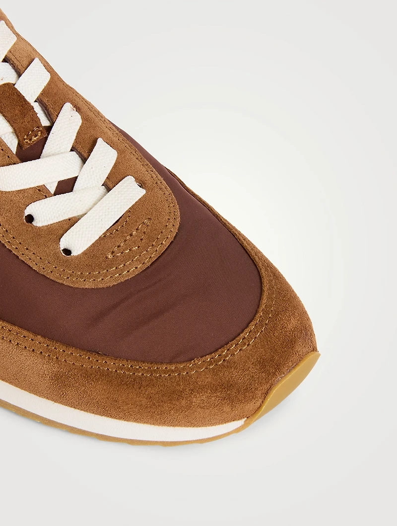 Penrose Suede And Nylon Sneakers