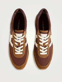 Penrose Suede And Nylon Sneakers