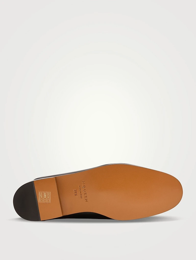 T-Bar Leather Mules