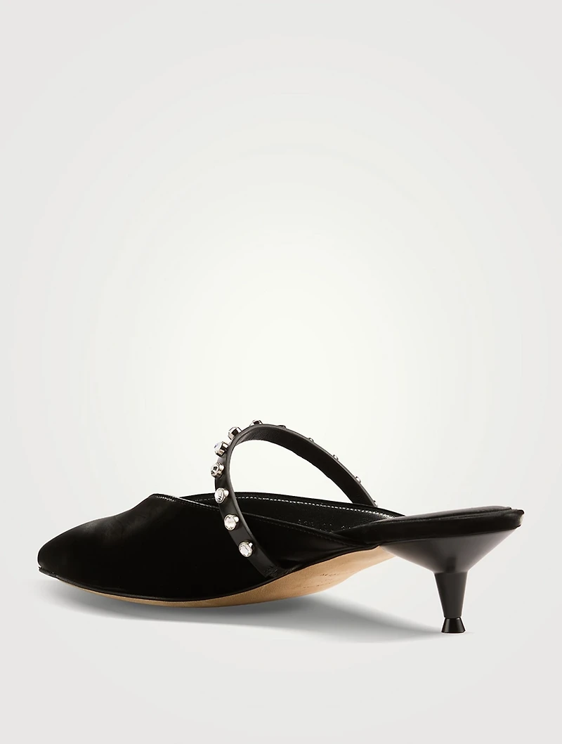 Revel Embellished Nylon Mules
