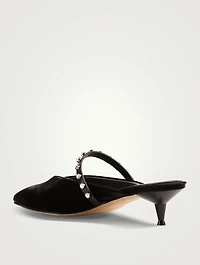 Revel Embellished Nylon Mules