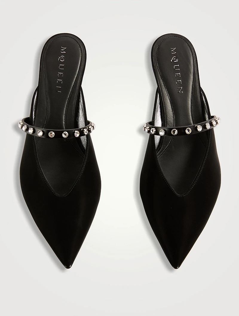 Revel Embellished Nylon Mules