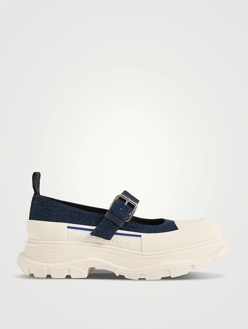 Tread Slick Denim Mary Jane Sneakers