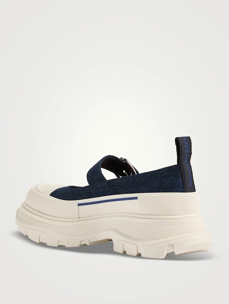 Tread Slick Denim Mary Jane Sneakers