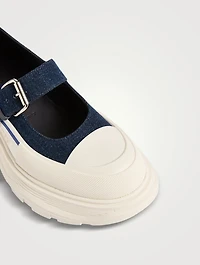 Tread Slick Denim Mary Jane Sneakers