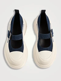 Tread Slick Denim Mary Jane Sneakers