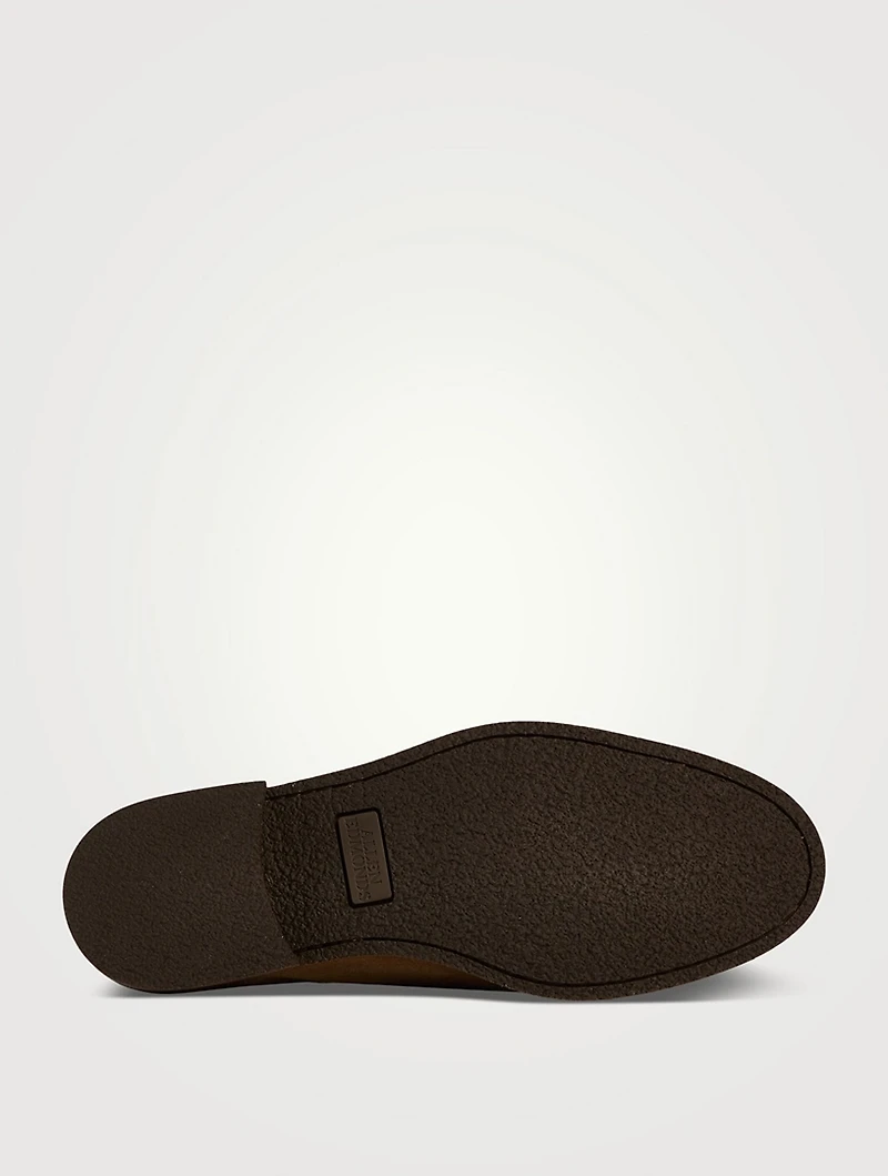 Como Suede Penny Loafers