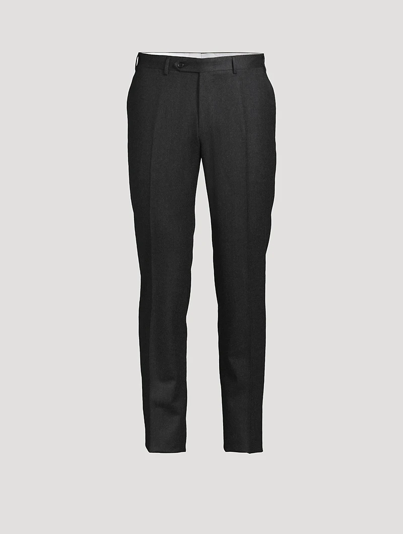 Wool Flannel Dress Pants
