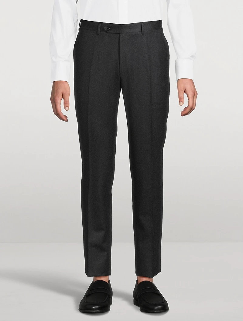 Wool Flannel Dress Pants