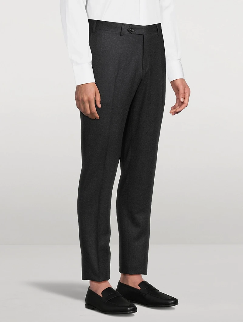 Wool Flannel Dress Pants