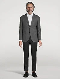 Wool Flannel Dress Pants