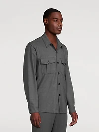 Wool Stretch Overshirt