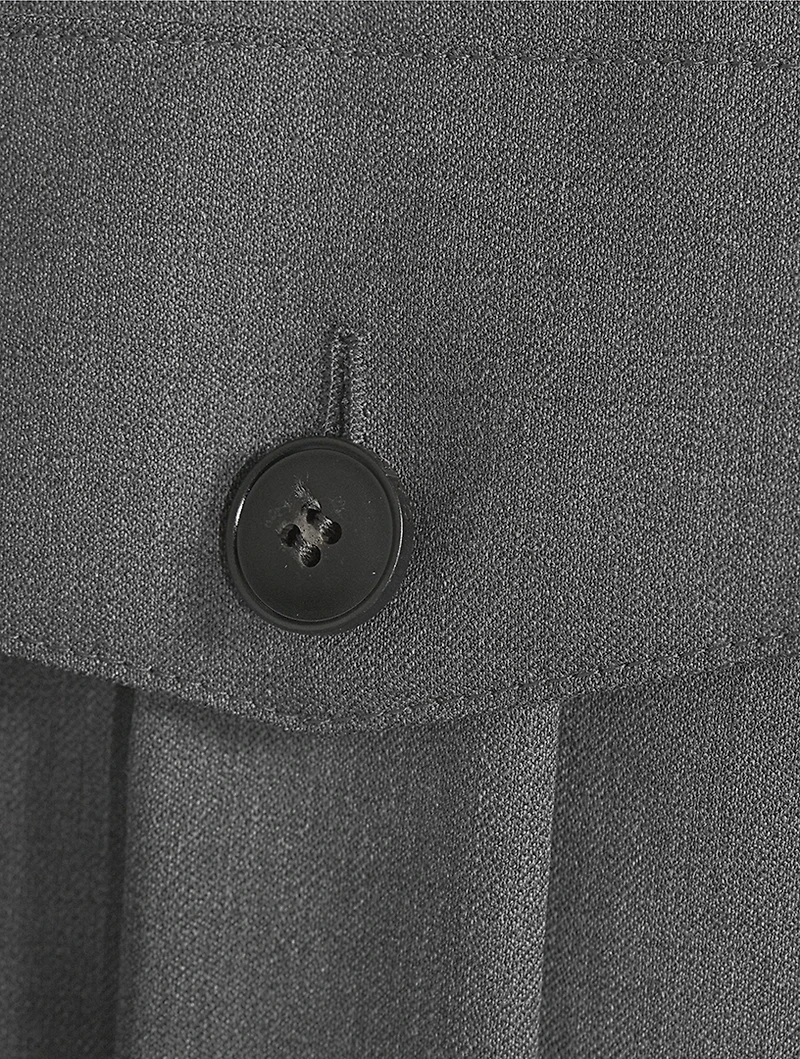 Wool Stretch Overshirt