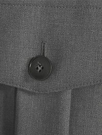 Wool Stretch Overshirt
