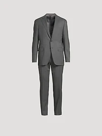 Stretch Wool Two-Piece Suit