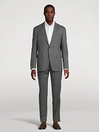 Stretch Wool Two-Piece Suit