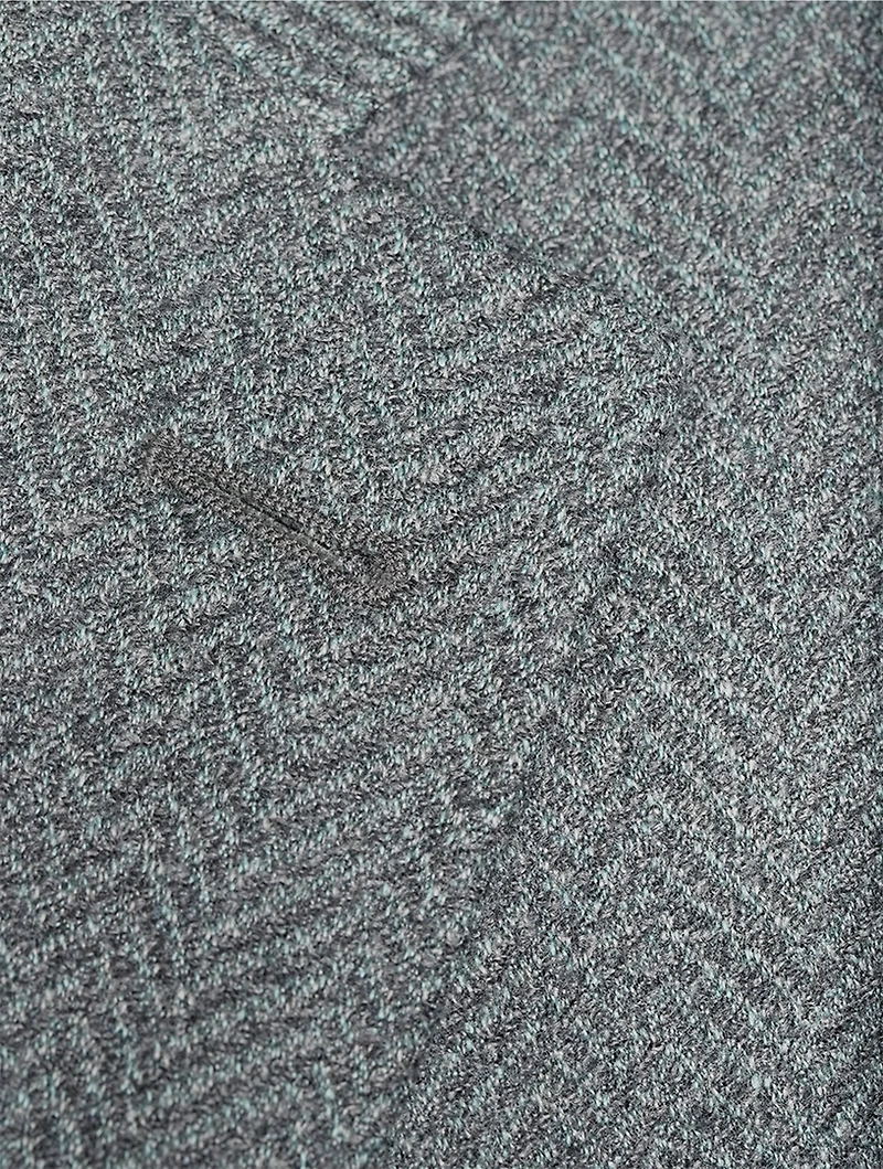 Wool Herringbone Jacket