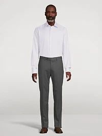 Textured Cotton Dress Shirt