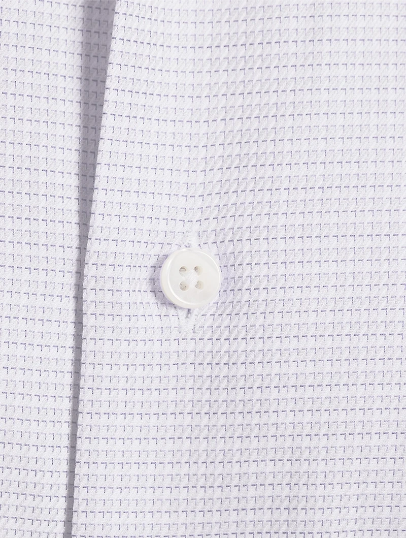 Textured Cotton Dress Shirt