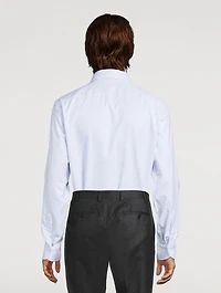 Cotton Dress Shirt Check Print